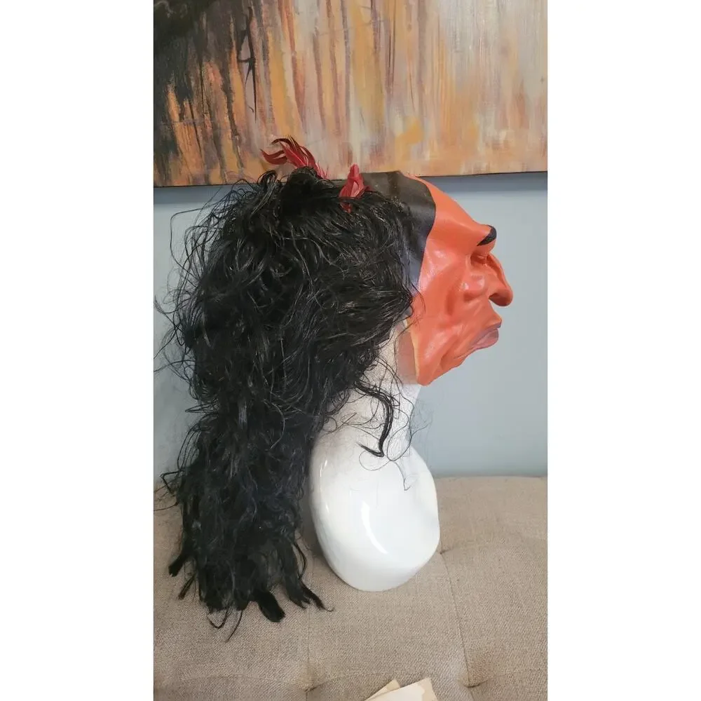 Vintage 1988 Cesar Latex Mask w/ Original Masquerade Tag – Style 50037